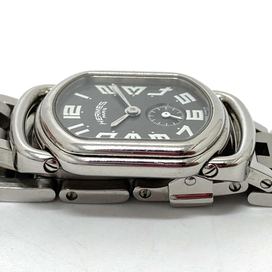HERMES エルメス RA2.210 ラリー スモセコ クォーツ 腕時計 SS シルバー レディース【中古】 | HERMES | 08