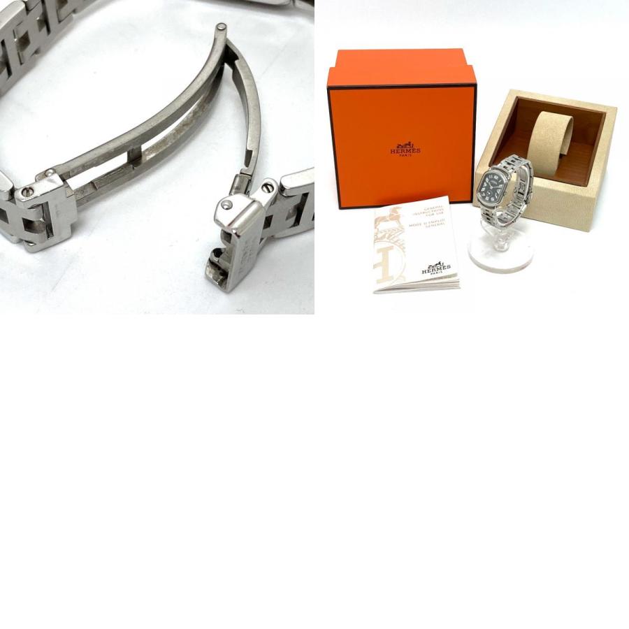 HERMES エルメス RA2.210 ラリー スモセコ クォーツ 腕時計 SS シルバー レディース【中古】 | HERMES | 09