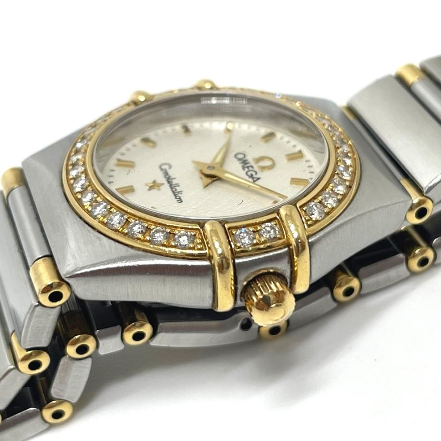 OMEGA オメガ 1367.30 コンステレーション ベゼルダイヤ クオーツ 腕時計 SS/18K シルバー×ゴールド レディース【中古】 | OMEGA | 06