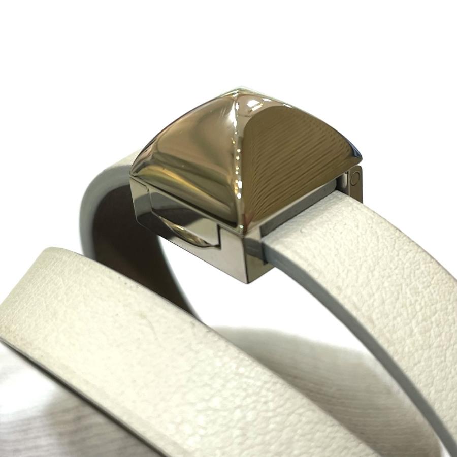 HERMES エルメス メドール アンフィニ ドゥブルトゥール ブレスレット スイフト ホワイト系 レディース【中古】未使用 | HERMES | 02