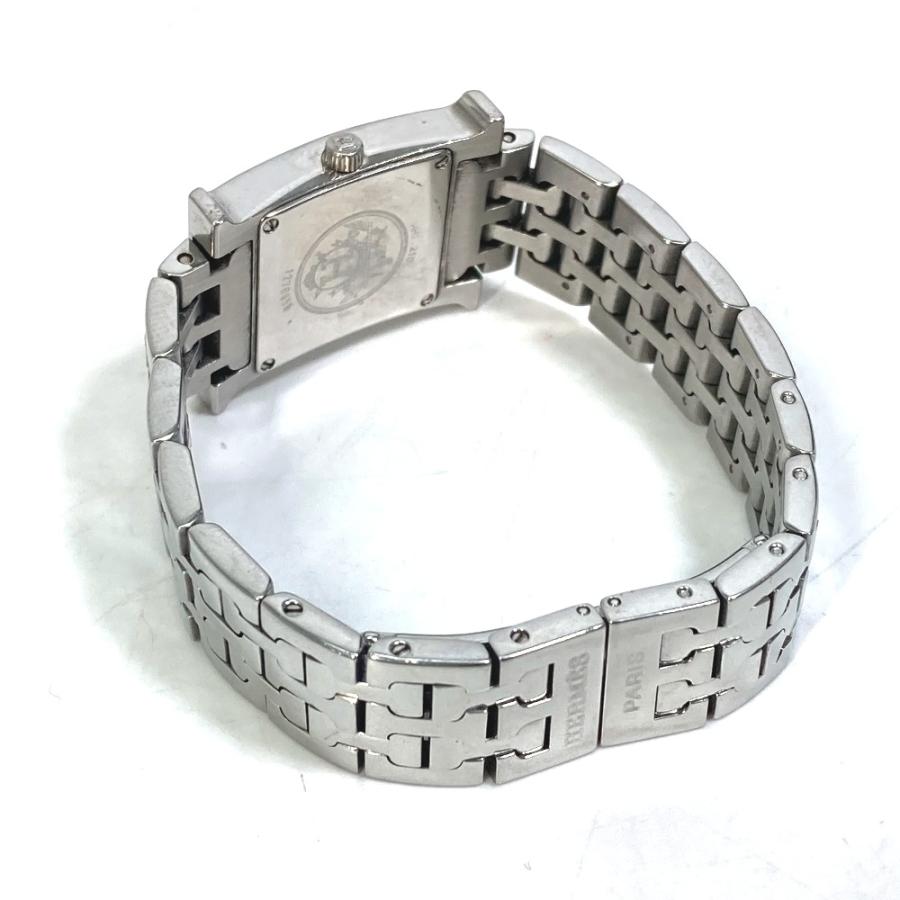 HERMES エルメス HH1.210 Hウォッチ クォーツ 腕時計 SS シルバー レディース【中古】 | HERMES | 04