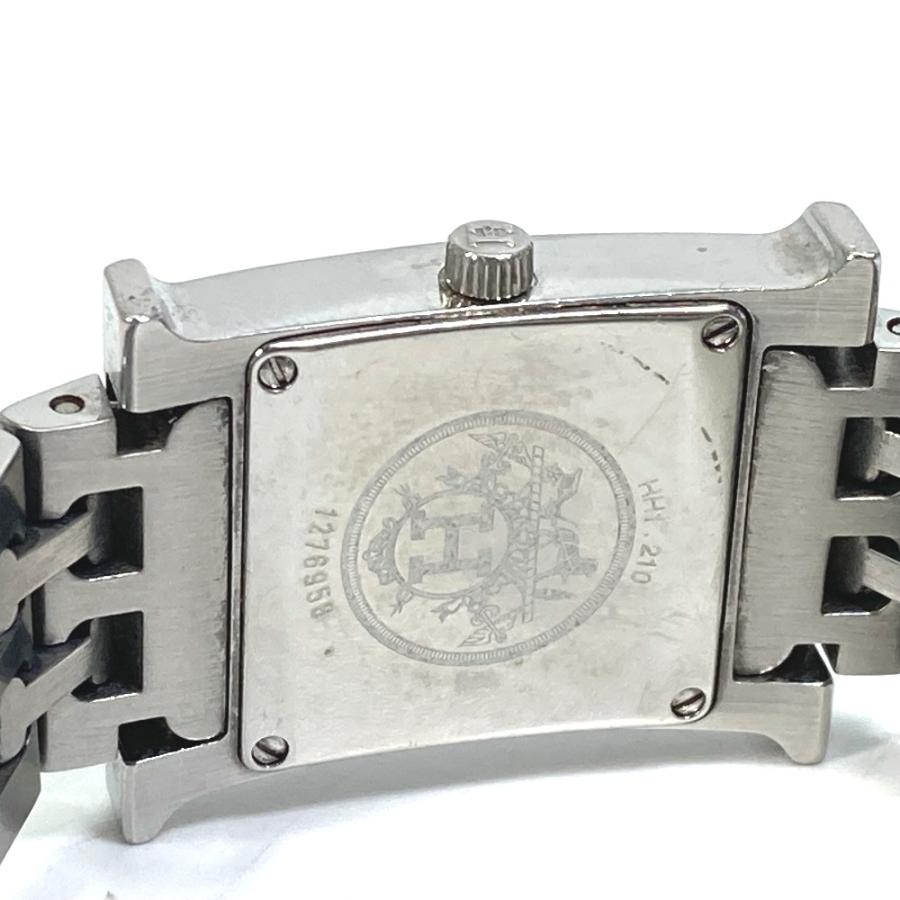 HERMES エルメス HH1.210 Hウォッチ クォーツ 腕時計 SS シルバー レディース【中古】 | HERMES | 05