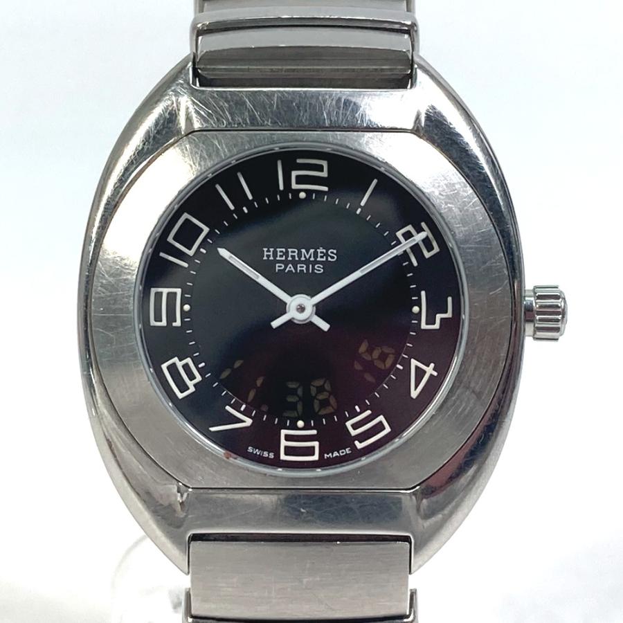 HERMES エルメス ES1.210 エスパス デシアナ 腕時計 SS シルバー レディース【中古】 | HERMES | 02