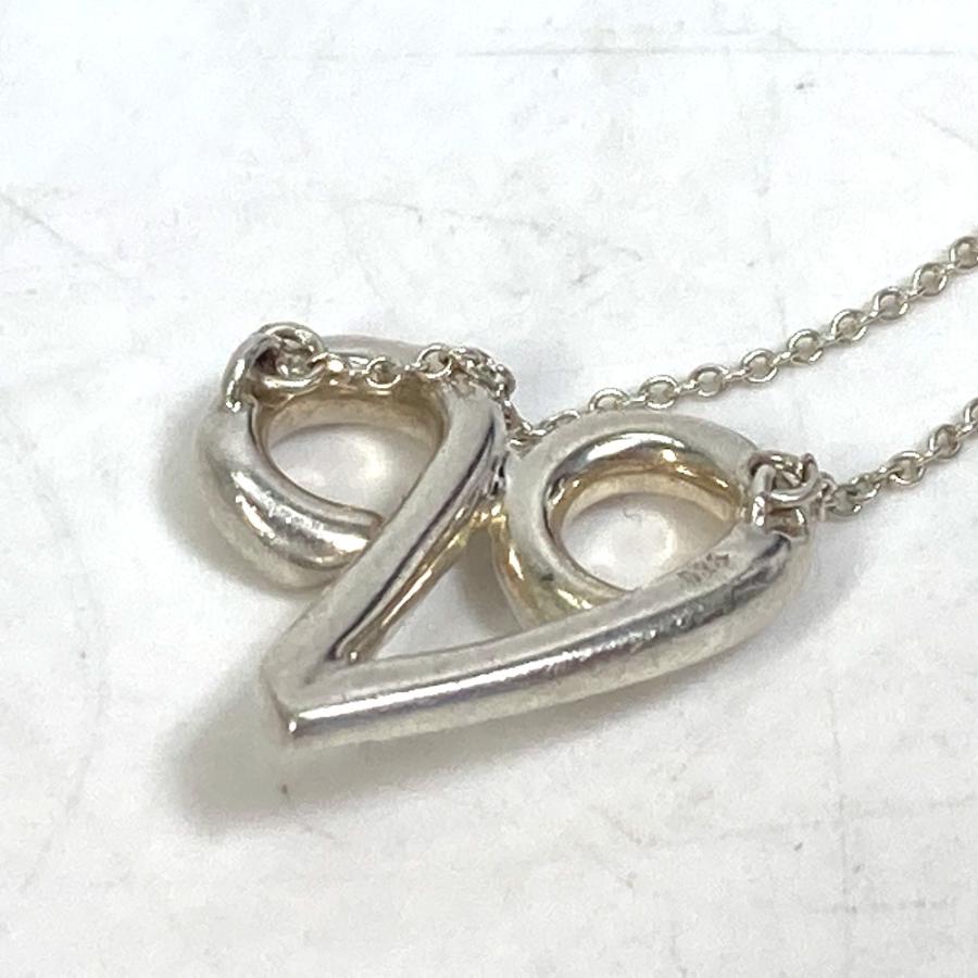 TIFFANY&Co. ティファニー V イニシャル パロマ ピカソ  アクセサリー ペンダントトップ ネックレス SV925 シルバー レディース【中古】 | TIFFANY&Co. | 04
