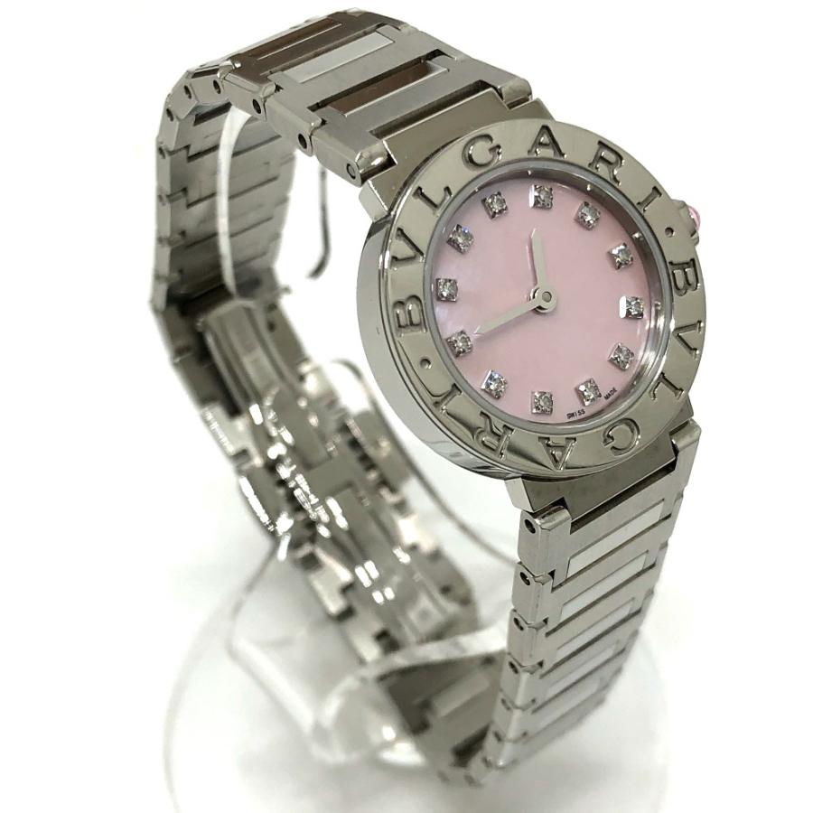 美品 BVLGARI ブルガリ BBL23C2SS 12P ダイヤ デイト クォーツ ブルガリブルガリ 腕時計 シルバー レディース【中古】 | BVLGARI | 02