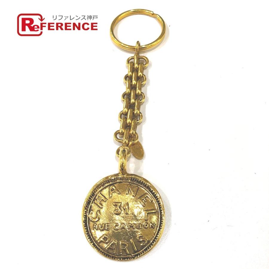 CHANEL シャネル 31 ヴィンテージ RUE CAMBON バッグチャーム キーホルダー GP ゴールド レディース【中古】 | CHANEL