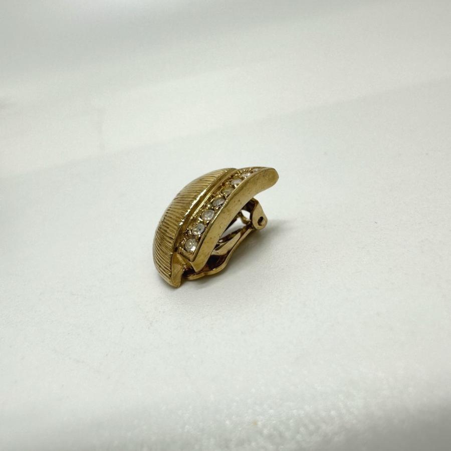 Dior ディオール ラインストーン イヤリング GP ゴールド レディース【中古】 |  | 03