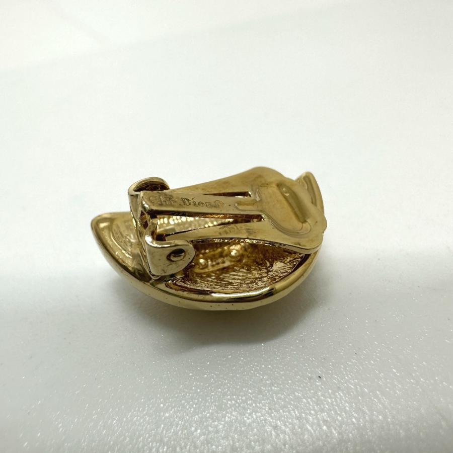 Dior ディオール ラインストーン イヤリング GP ゴールド レディース【中古】 |  | 07