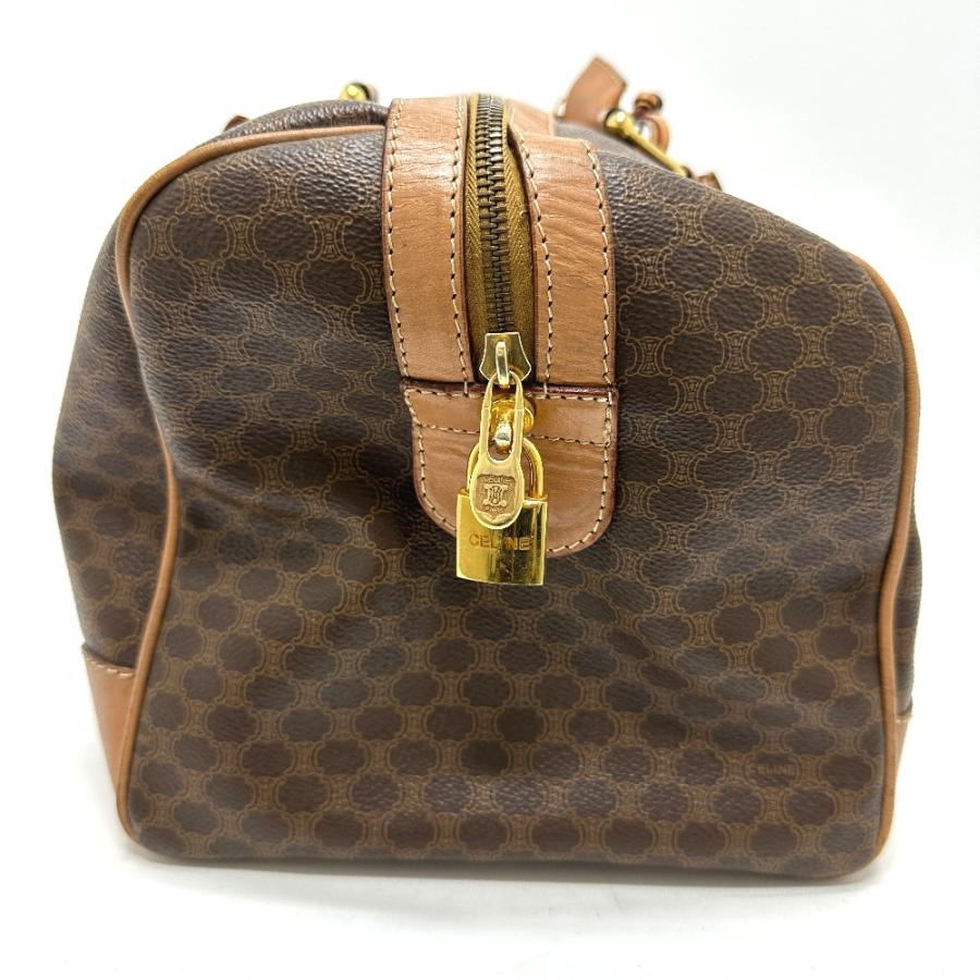 CELINE セリーヌ マカダム ヴィンテージ カバン ハンドバッグ ボストンバッグ PVC/レザー ブラウン ユニセックス【中古】 | CELINE | 04