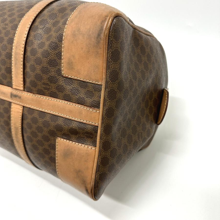 CELINE セリーヌ マカダム ヴィンテージ カバン ハンドバッグ ボストンバッグ PVC/レザー ブラウン ユニセックス【中古】 | CELINE | 05