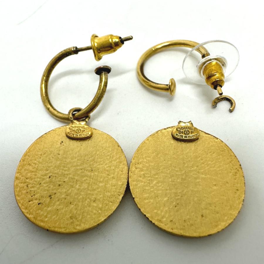 CHANEL シャネル 01P  ココマーク CC ピアス レッド レディース【中古】 | CHANEL | 05