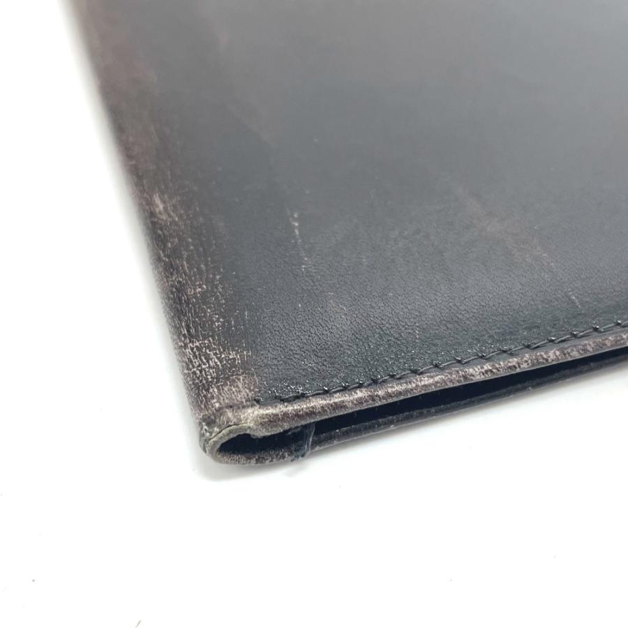 CELINE セリーヌ 馬車ロゴ ヴィンテージ 札入れ 長財布 レザー ブラック ユニセックス【中古】 | CELINE | 03