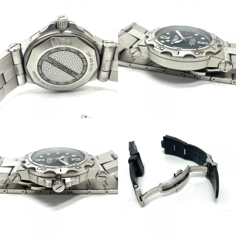 BVLGARI ブルガリ DP42SSD クロノメーター ディアゴノ スクーバー アクア 自動巻き デイト 腕時計 SS シルバー メンズ【中古】 | BVLGARI | 08