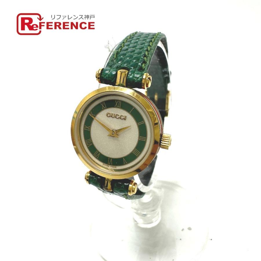 GUCCI グッチ ヴィンテージ ローマンインデックス シェリーライン 腕時計 ゴールド レディース【中古】 | GUCCI