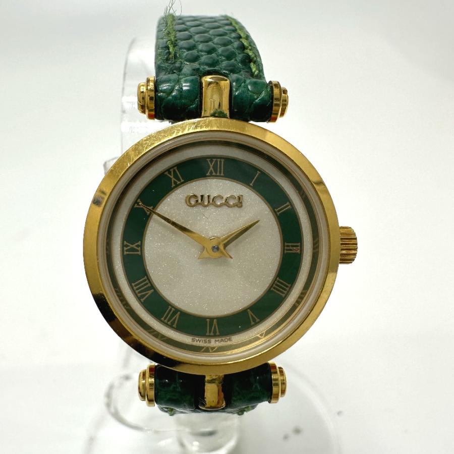GUCCI グッチ ヴィンテージ ローマンインデックス シェリーライン 腕時計 ゴールド レディース【中古】 | GUCCI | 02