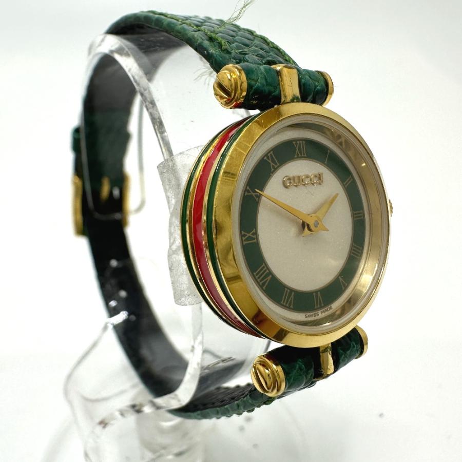 GUCCI グッチ ヴィンテージ ローマンインデックス シェリーライン 腕時計 ゴールド レディース【中古】 | GUCCI | 03