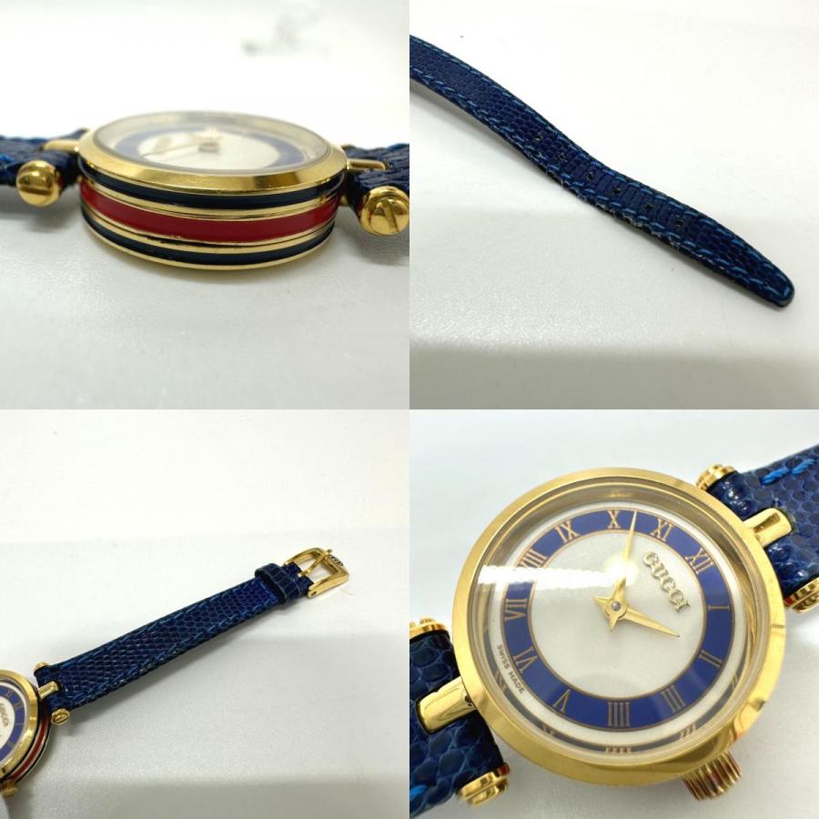 GUCCI グッチ ヴィンテージ ローマンインデックス シェリーライン 腕時計 ゴールド レディース【中古】 | GUCCI | 09