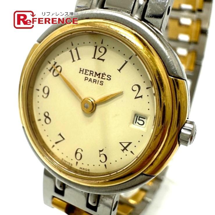 HERMES エルメス ウィンザー クォーツ 腕時計 シルバー/ゴールド レディース【中古】 | HERMES