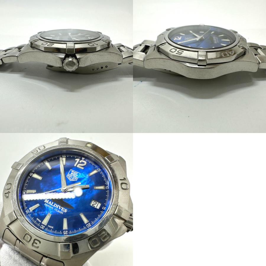 TAG HEUER タグホイヤー WAF211M/BA0806 限定1000本 自動巻き デイト アクアレーサー モルティブ 腕時計 シルバー メンズ【中古】 |  | 09