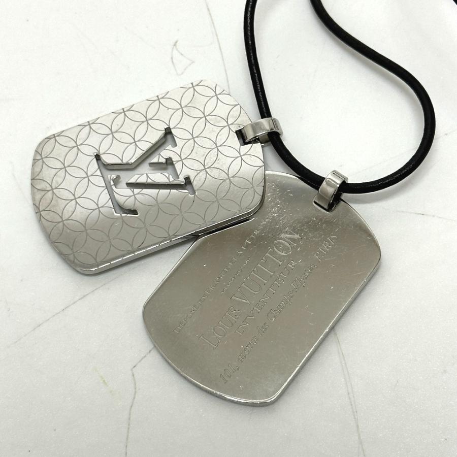 LOUIS VUITTON ルイヴィトン M65453 パンダンティフ・シャンゼリゼ GM ペンダントトップ シルバー メンズ【中古】 | LOUIS VUITTON | 01