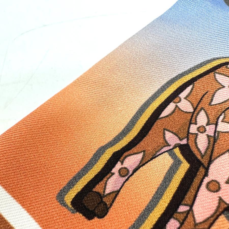 新品同様 LOUIS VUITTON ルイヴィトン M76922 バンドーBB トロ スカーフ ブラウン レディース【中古】 | LOUIS VUITTON | 05