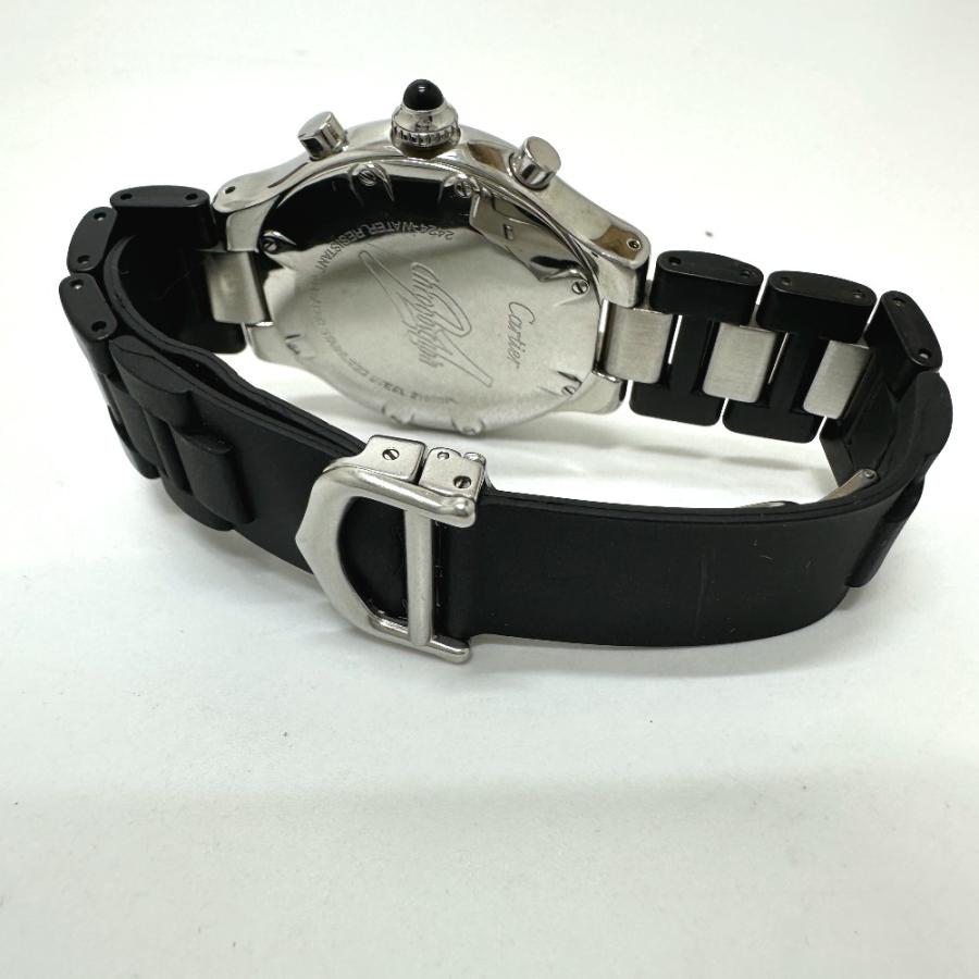 CARTIER カルティエ W10125U2  クロノスカフ クォーツ デイト マスト21 腕時計 シルバー メンズ【中古】 | Cartier | 04