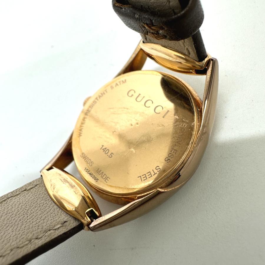 GUCCI グッチ 140.5 ホースビット クォーツ 腕時計 ゴールド レディース【中古】 | GUCCI | 06