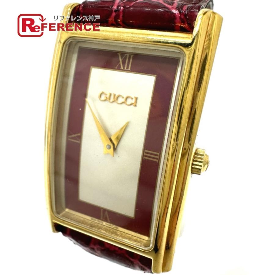 GUCCI グッチ 2600M レクタンギュラー メンズ腕時計 腕時計 ゴールド メンズ【中古】 | GUCCI