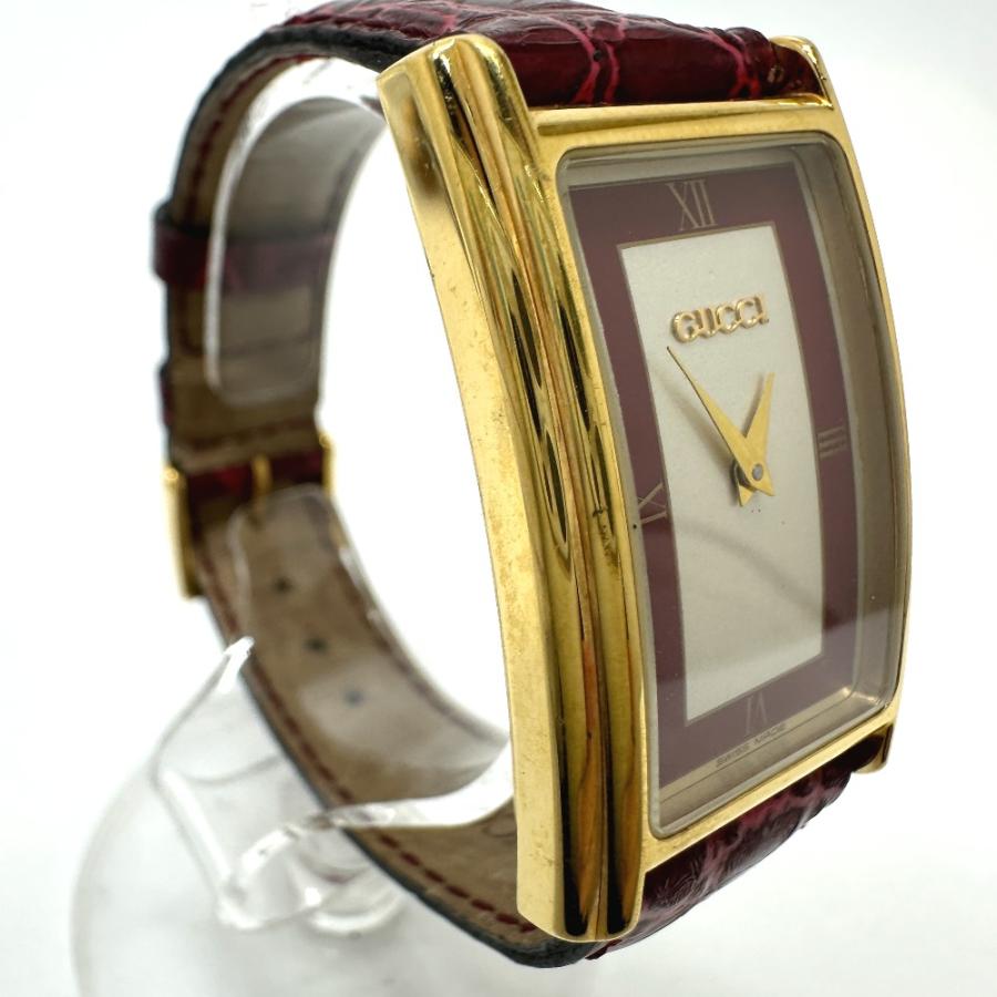GUCCI グッチ 2600M レクタンギュラー メンズ腕時計 腕時計 ゴールド メンズ【中古】 | GUCCI | 03