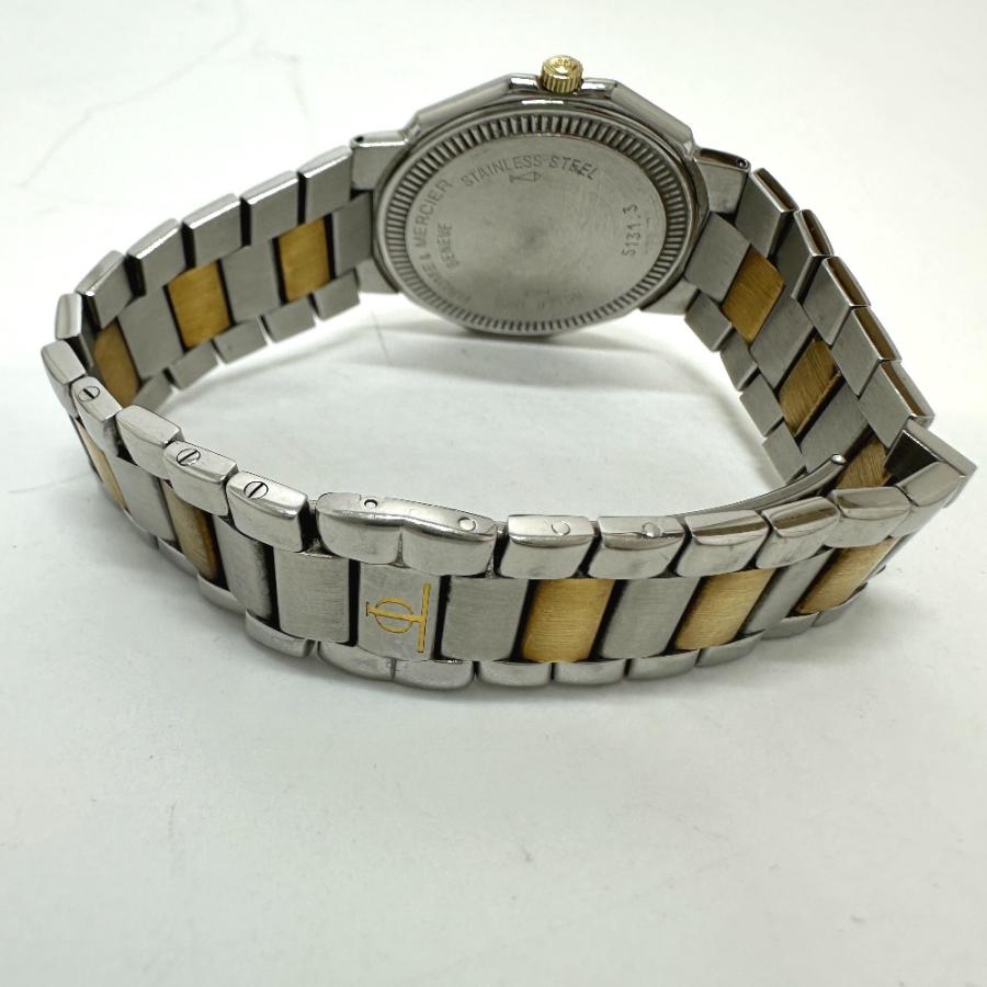 Baume & Mercier ボーム＆メルシエ 5131.3 ベゼルダイヤ 11PD クオーツ デイト リヴィエラ リビエラ 腕時計 シルバー メンズ【中古】 |  | 03