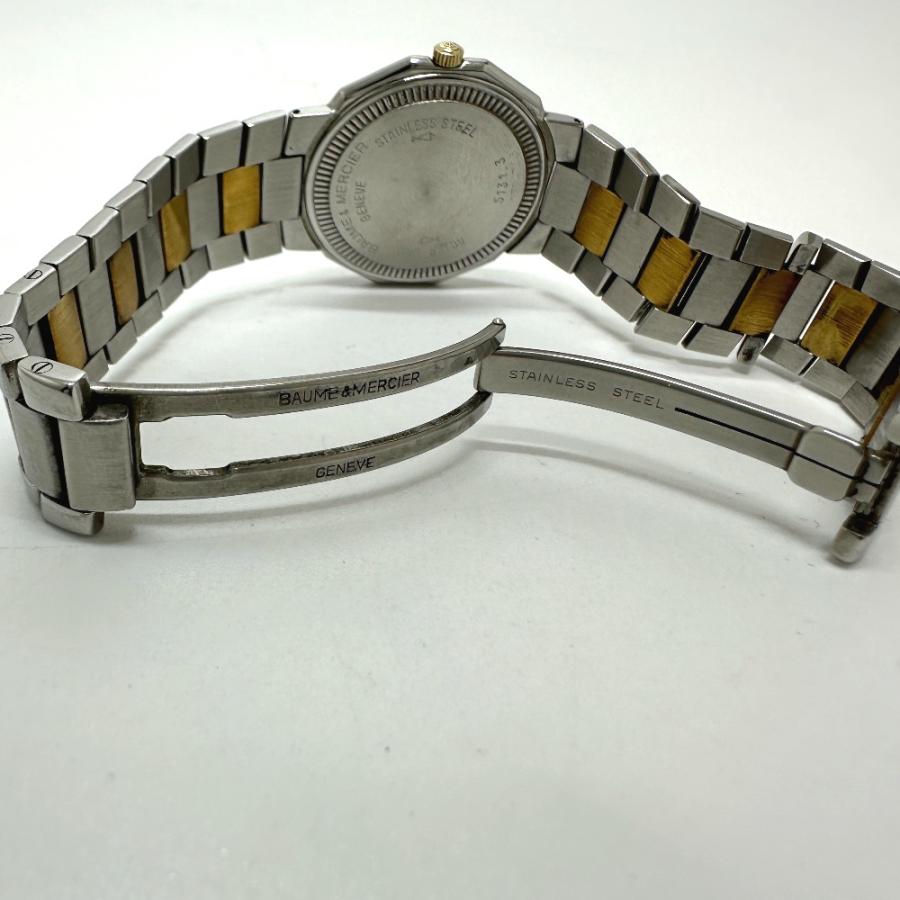 Baume & Mercier ボーム＆メルシエ 5131.3 ベゼルダイヤ 11PD クオーツ デイト リヴィエラ リビエラ 腕時計 シルバー メンズ【中古】 |  | 04