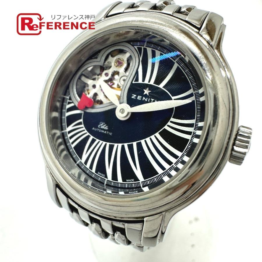 ZENITH ゼニス 03.1220.68/23.C672 オープンハート 自動巻き ベイビースター 腕時計 シルバー レディース【中古】 | ZENITH（時計）