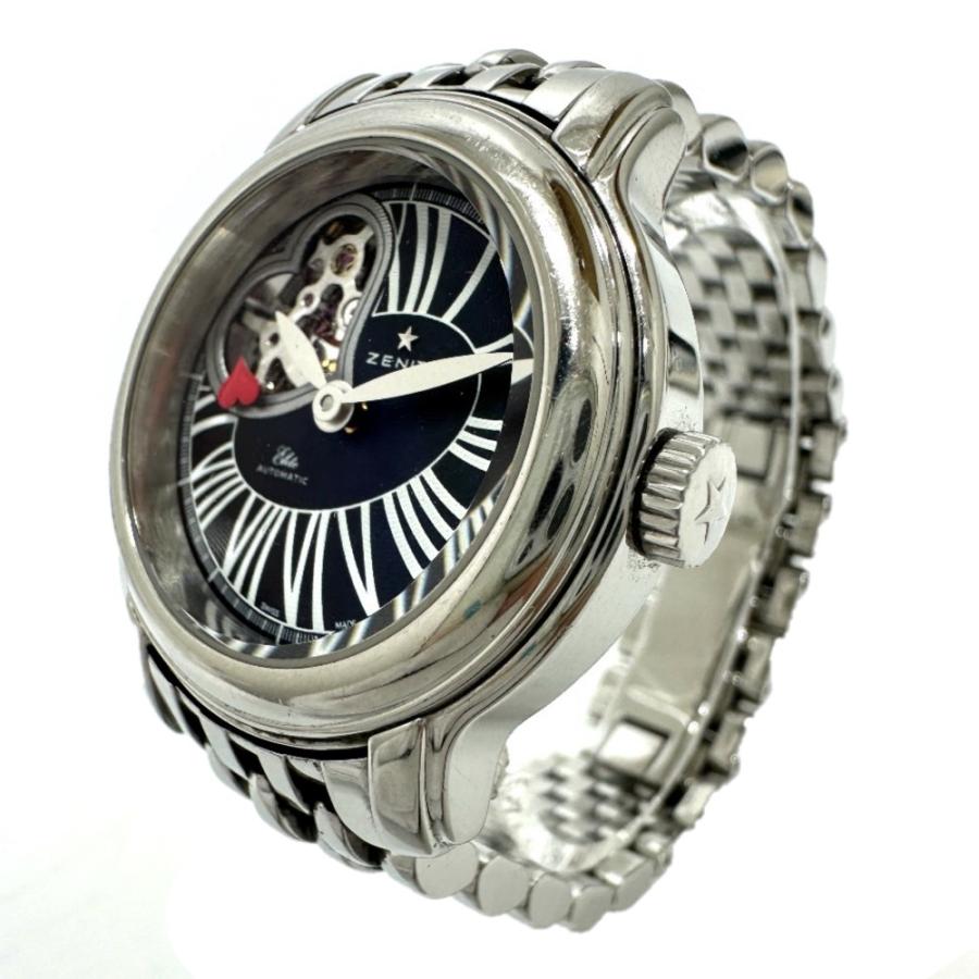 ZENITH ゼニス 03.1220.68/23.C672 オープンハート 自動巻き ベイビースター 腕時計 シルバー レディース【中古】 | ZENITH（時計） | 01