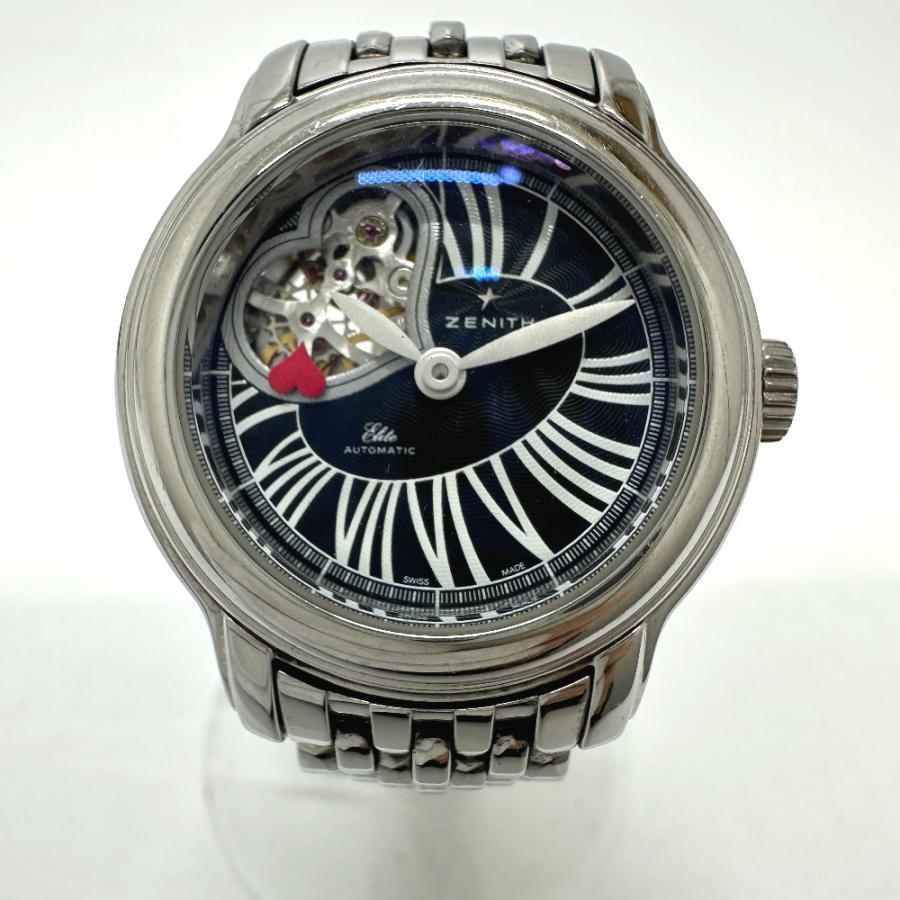 ZENITH ゼニス 03.1220.68/23.C672 オープンハート 自動巻き ベイビースター 腕時計 シルバー レディース【中古】 | ZENITH（時計） | 02