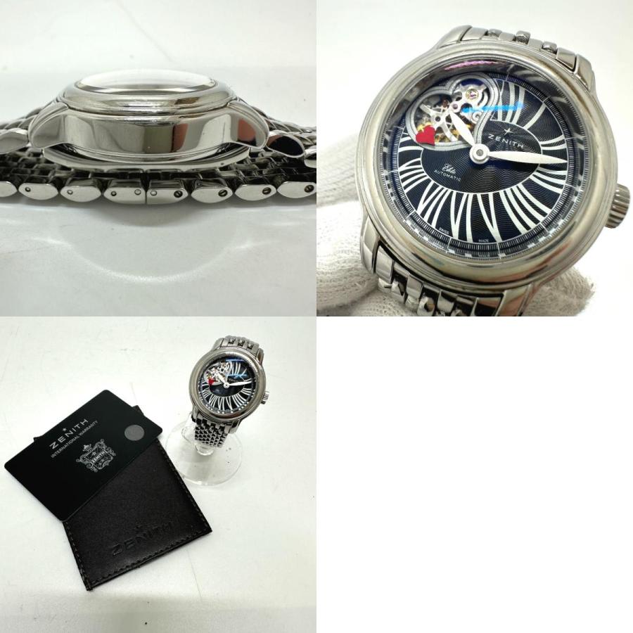 ZENITH ゼニス 03.1220.68/23.C672 オープンハート 自動巻き ベイビースター 腕時計 シルバー レディース【中古】 | ZENITH（時計） | 09