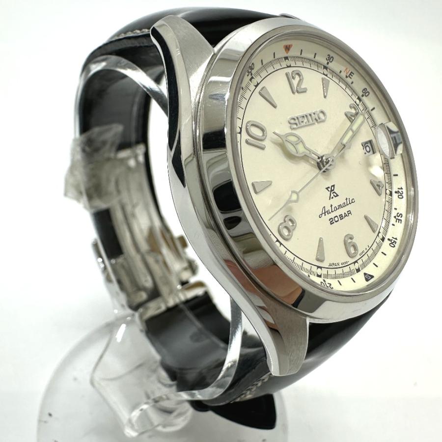 SEIKO セイコー 6R35-00E0 プロスペックス アルピニスト 自動巻き デイト 腕時計 シルバー メンズ【中古】 | SEIKO | 03