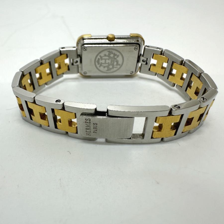 HERMES エルメス CR1.240 クロアジュール コンビ クォーツ 腕時計 シルバー レディース【中古】 | HERMES | 04