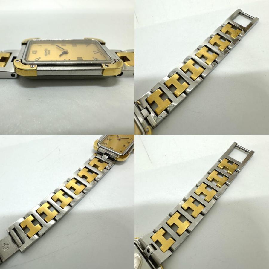 HERMES エルメス CR1.240 クロアジュール コンビ クォーツ 腕時計 シルバー レディース【中古】 | HERMES | 08