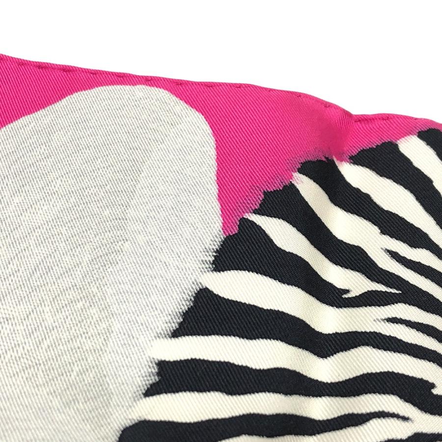 新品同様 HERMES エルメス カレ20 ナノカレ ゼブラ ペガサス スカーフ ピンク レディース【中古】 | HERMES | 06