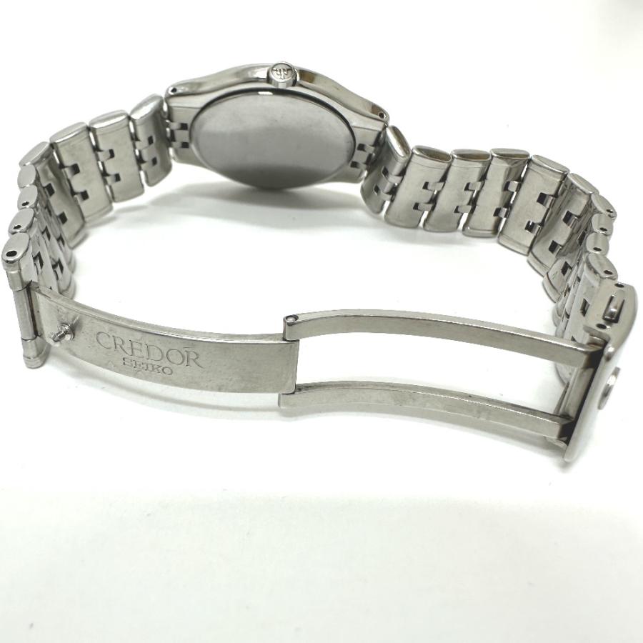 SEIKO セイコー 8J86-7A00 クォーツ デイト クレドール 腕時計 シルバー メンズ【中古】 | SEIKO | 05
