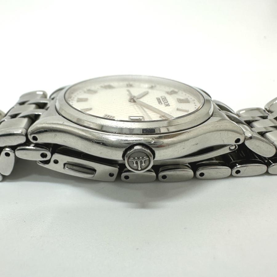 SEIKO セイコー 8J86-7A00 クォーツ デイト クレドール 腕時計 シルバー メンズ【中古】 | SEIKO | 08