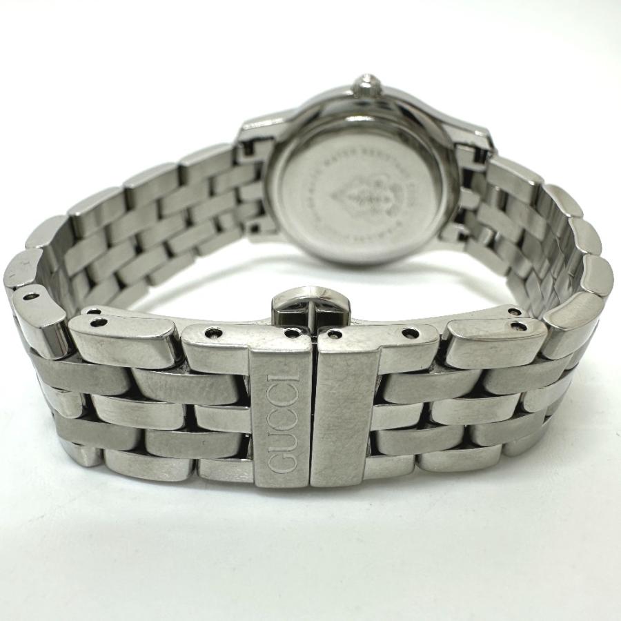 GUCCI グッチ 5500L Gクラス クオーツ デイト 腕時計 シルバー レディース【中古】 | GUCCI | 04