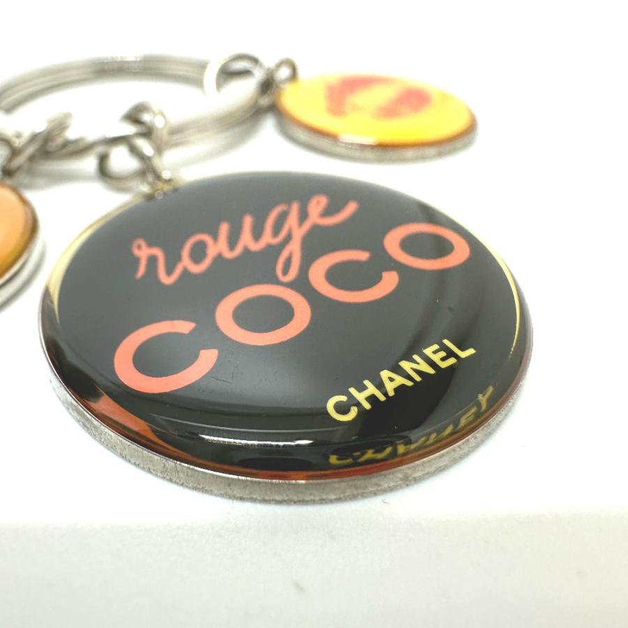 新品同様 CHANEL シャネル ルージュ キーホルダー キーリング ブラック レディース【中古】 | CHANEL | 02