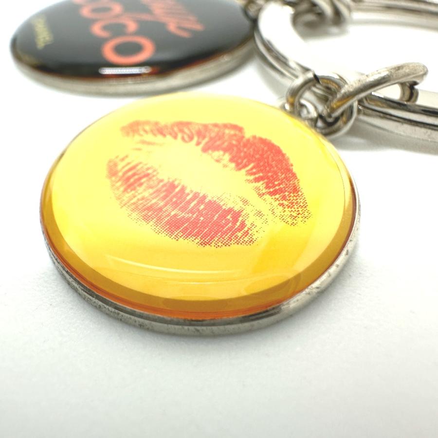 新品同様 CHANEL シャネル ルージュ キーホルダー キーリング ブラック レディース【中古】 | CHANEL | 04