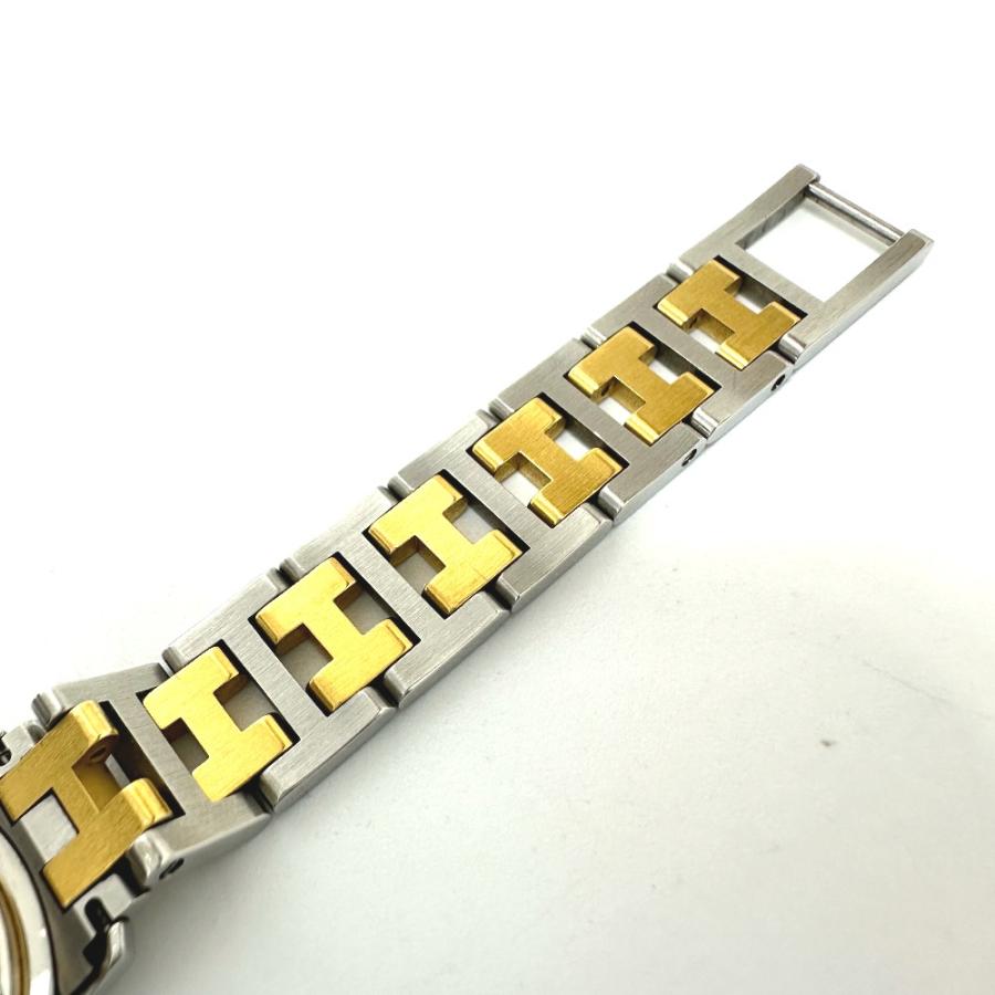 HERMES エルメス CL3.240 クリッパー クォーツ デイト 腕時計 シルバー レディース【中古】 | HERMES | 06