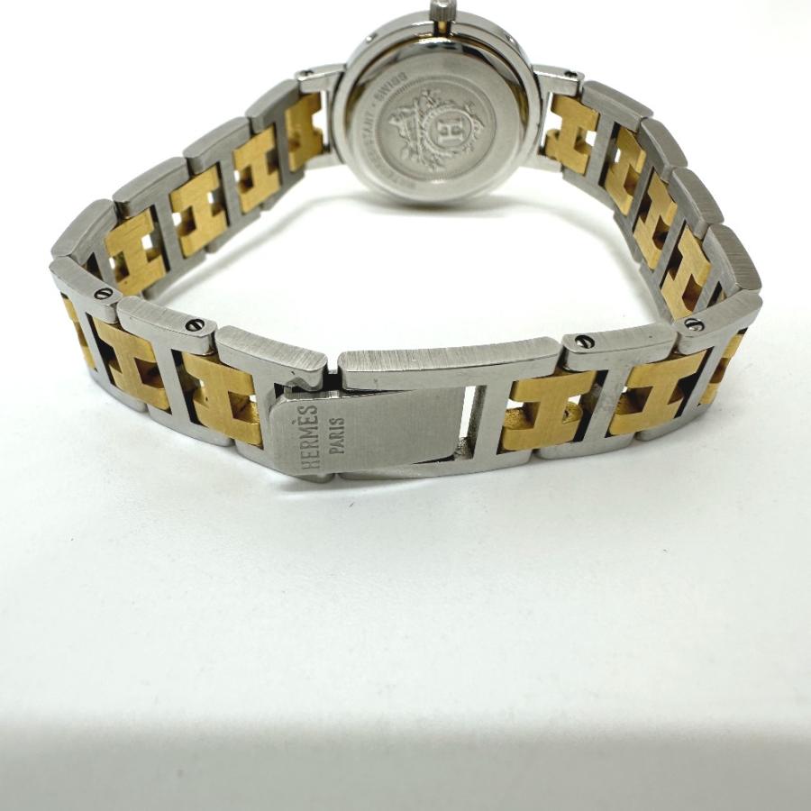HERMES エルメス クリッパー クォーツ デイト 腕時計 シルバー レディース【中古】 | HERMES | 04