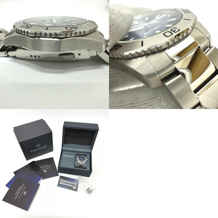 TAG HEUER タグホイヤー WBP1113 アクアレーサー ソーラーグラフ クォーツ デイト プロフェッショナル200 腕時計 シルバー メンズ【中古】 |  | 09