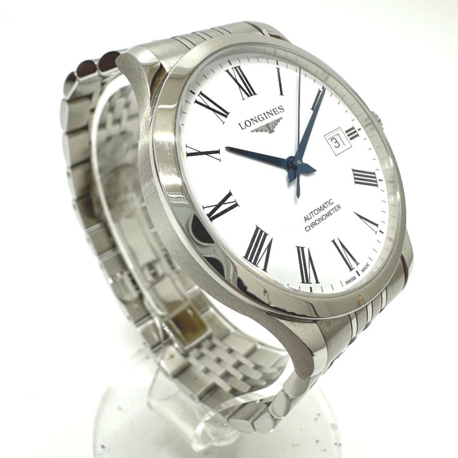 美品 LONGINES ロンジン L2.820.4.11.6 レコード クロノメーター 自動巻き デイト 腕時計 シルバー メンズ【中古】 | LONGINES | 03