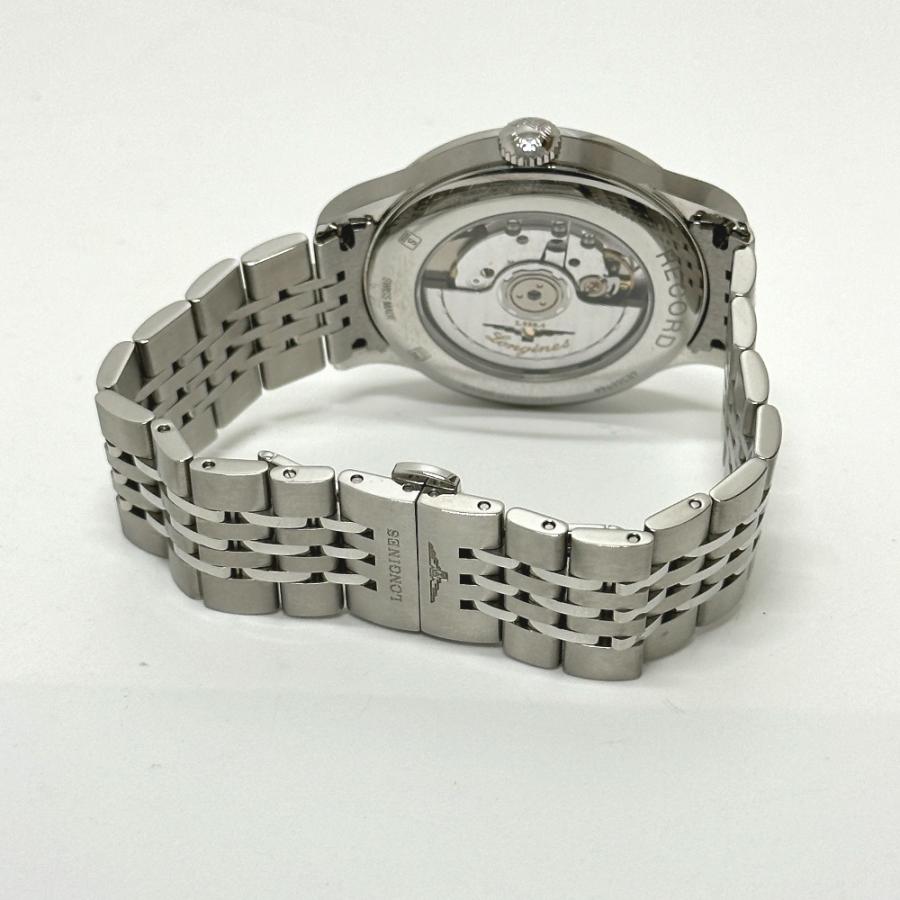 美品 LONGINES ロンジン L2.820.4.11.6 レコード クロノメーター 自動巻き デイト 腕時計 シルバー メンズ【中古】 | LONGINES | 04