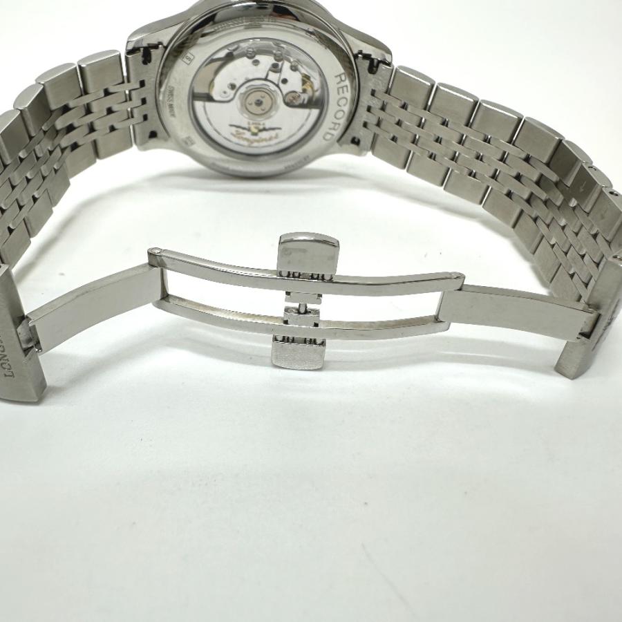 美品 LONGINES ロンジン L2.820.4.11.6 レコード クロノメーター 自動巻き デイト 腕時計 シルバー メンズ【中古】 | LONGINES | 05